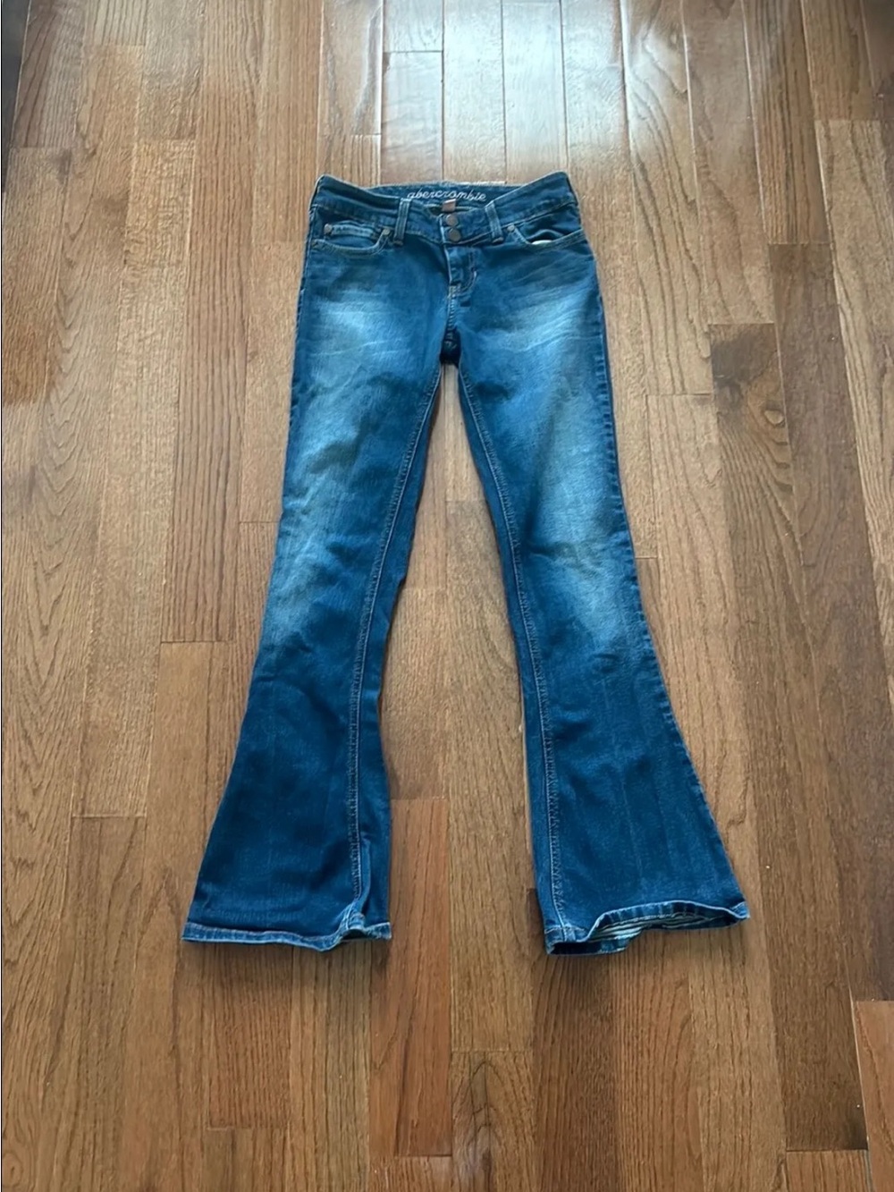 Y2k bella swan Abercrombie bootcut low rise jeans 00 - Picture 2 of 5